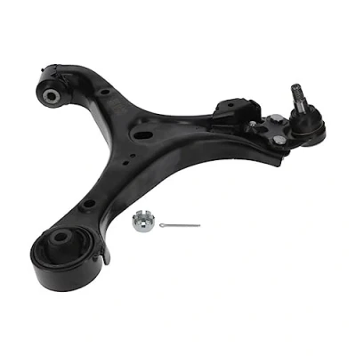Image of 51360TV2E01, 51360TV2E02 Suspension Arm MOOG HO WP 15279 with rubber mount Front Axle Left Control Sheet Steel HONDA: CIVIC 9, 9 Tourer