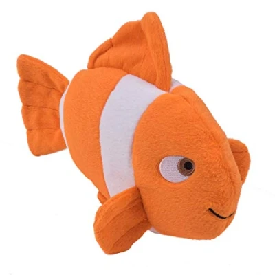 Image of Petface (Seriously Strong by Petface) Plush and Rubber Fish Dog Toy, Orange