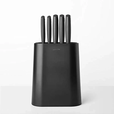 Image of Brabantia Tasty+ Knife Block Plus Knives, Dark Grey