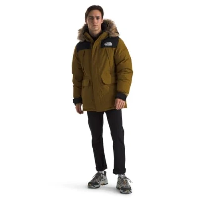 Image of The North Face Mcmurdo Down coat, Men&#039;s, Size: Small, Moss green/black