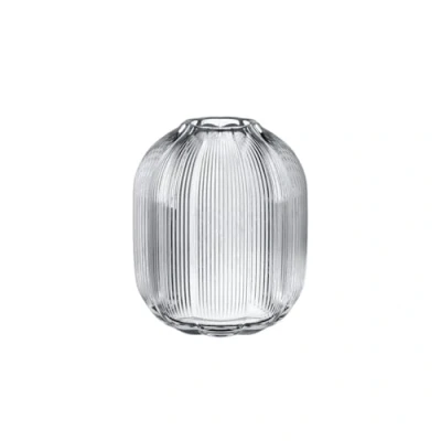 Image of Villeroy &amp; Boch Fleur vase 19 cm Clear, Dishwasher safe, Table vase, hand blown, crafted Glass Decorative flower Elegant design, homeware, Home decor,