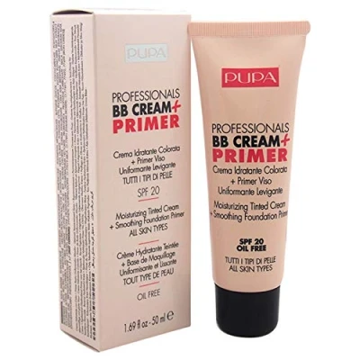 Image of Pupa Milano Professionals BB Cream Plus Primer SPF 20 001 Nude All Skin Types For Women 1.69 oz Makeup