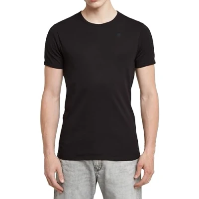 Image of G STAR Men&#039;s Base T Shirt 2 Pack, Black (Black D07205 124 990), S