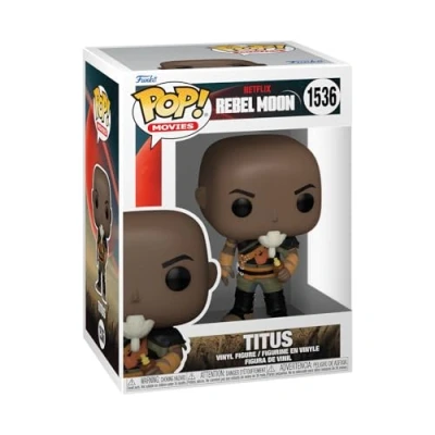 Image of Funko Pop! Movies: Rebel Moon Titus Collectable Vinyl Figure Gift Idea Official Merchandise Toys for Kids &amp; Adults Movies Fans Model Collectors and Display