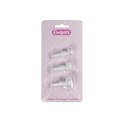 Image of Culpitt Heart Plunger Cutter Set of 3