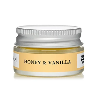 Image of Bee Good 100% Natural Honey &amp; Vanilla Moisturing Lip Balm with British Beeswax and Honey, 1 Jar 10g