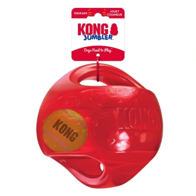 Image of KONG Jumbler Ball (Pack of 2) Dog Toy Balls Large Breeds Adult Dogs