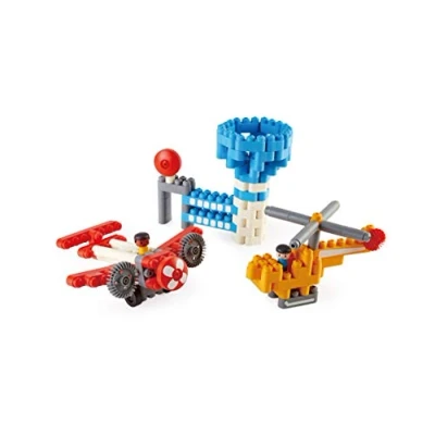 Image of PolyM 760023 Airport Flexible Building Blocks Educational Toy, Multi Colour