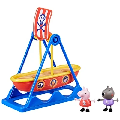 Image of Peppa Pig Toys Peppa&#039;s Pirate Ride Playset with 2 Figures, Kids