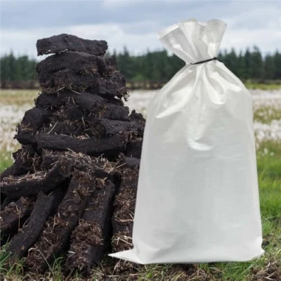 Image of Hadley Irish Natural Hand Cut Peat Turf for Heating, Authentic Fire Experience with a Unique Aroma. 12kg
