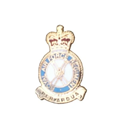 Image of Hunting and Military Store RAF Regiment Lapel Pin Royal Air Force Badge