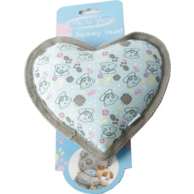Image of Pet Brands Me to You Soft Squeaky Heart Dog Toy