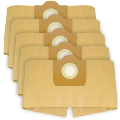 Image of SPARES2GO Dust Bags compatible with Karcher NT27/1 NT30/1 NT48/1 NT65/2 NT72/2 AB27 K2001 K 3011 Vacuum Cleaner (Pack of 5 + Fresheners)