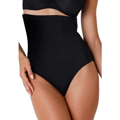 Image of Lovable Women&#039;s Guaina vita alta The Celebrity Secrets. Controllo Ventre, pancia e fianchi. Modelling Lingerie, Black (004 NERO), 3 / M