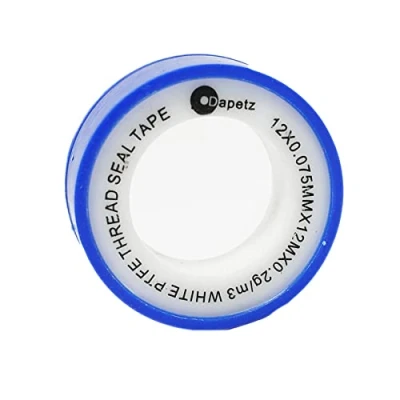 Image of Dapetz ® 1 x PTFE Tape Water for Thread Seal White Teflon 12mm 12m Pipe Sealant Plumbers Plumbing, 1/2 Inch
