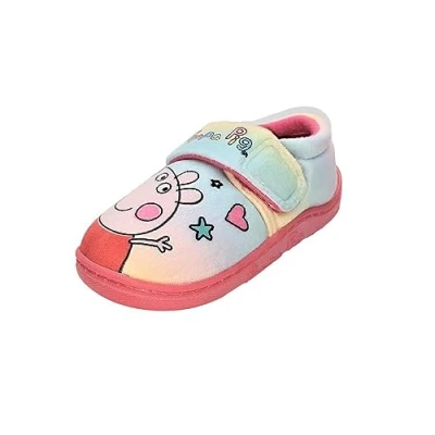 Image of Peppa Pig Ombre Fun Style Girls Pink Slippers
