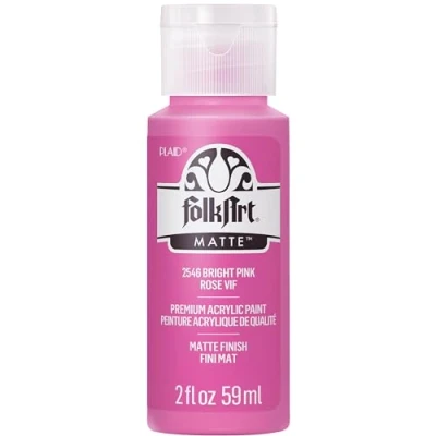 Image of FolkArt Acrylic Paint in Assorted Colors (2 Ounce), 2546 Bright Pink