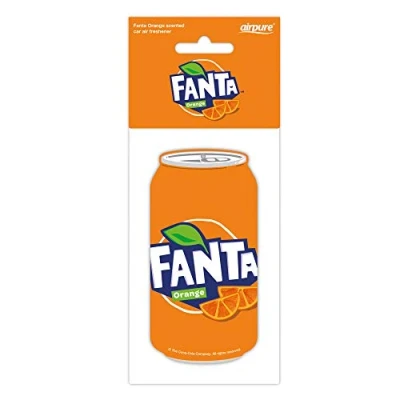 Image of airpure FANTA ORANGE CAN Car Freshener, Freshens Vehicle Interior Air, Fresheners For Men and Women, Fresh Scent, CC PC F 870
