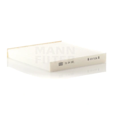Image of 1718237, 2286591, AB3919N619A, AB3919N619AA, HB3B19N619AA Pollen Filter MANN CU 24 006 Particulate 215mm 234mm 30mm FORD: Ranger Mk3