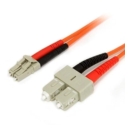 Image of Startech 2m Multimode 62.5/125 LC SC Duplex Fiber Patch Cable