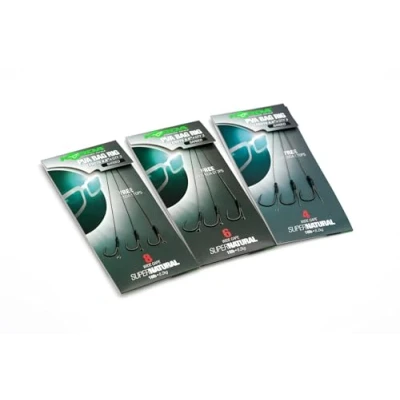 Image of Korda Solidz PVA Rig Wide Gape Size 8 18lb, Micro Barbed, Ready Tied Carp Fishing for Bags, Pack of 3, Anti Tangle Design with Extenda Stops
