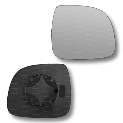 Image of Less4spares Replacement Wing Mirror Glass Right Compatible with VW Transporter 2015 2022 CLIP ON Driver Off side Convex