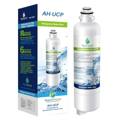 Image of AquaHouse AH UCP Water Filter Compatible with Ultra Clarity Pro 11032518, BORPLFTR50, BORPLFTR55 fits Bosch Neff Siemens &amp; Gaggenau Refrigerators