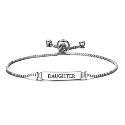 Image of Philip Jones Daughter ID Friendship Bracelet Created with Zircondia® Crystals
