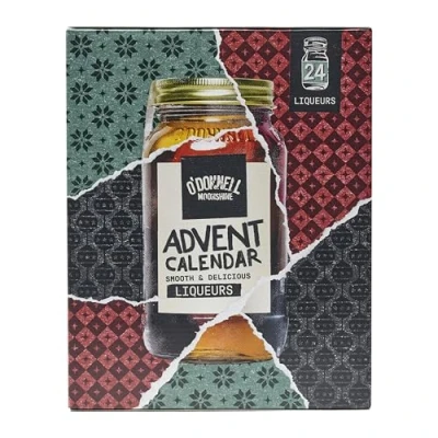 Image of O&#039;Donnell Moonshine 2024 Micro Advent Calendar 24 Surprises to Liven Up Your Countdown Christmas Individual Jars in 11 Different Flavours