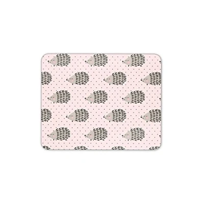 Image of Destination Vinyl ltd Cute Pink Hedgehog Mouse Mat Pad Mum Sister Kids Fun Gift PC Computer #8450