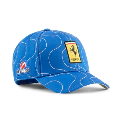 Image of PUMA Scuderia Ferrari F1 Monza GP 2025 Special Edition Cap Blue One Size Fits Most