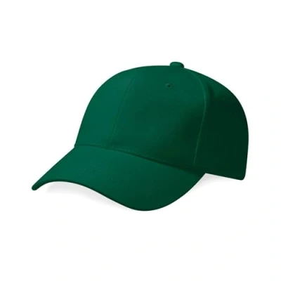 Image of Beechfield B65 Pro Style Heavy Brushed Cotton Cap Forest Green