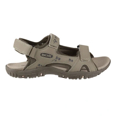 Image of Regatta Womens Haris Walking Sandals Parchment Treetop 7 UK
