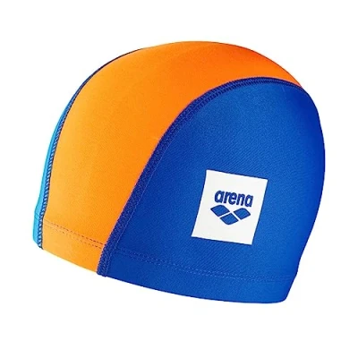 Image of arena Unix II Junior Unisex Fabric Swimming Cap, Cap for Boys and Girls, Stretch Fabric, Quick drying, Soft Resistant