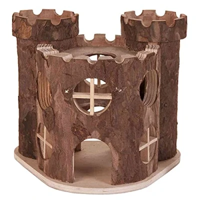 Image of Trixie 6168 Natural Living Matti Play Castle 17 x 15 12 cm