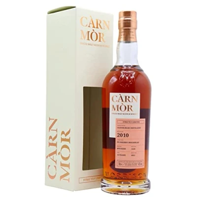 Image of Glenburgie Carn Mor Strictly Limited Pedro Ximenez Cask Finish 2010 12 year old Whisky 70cl 47.5% ABV