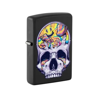 Image of Zippo Lighter, Metal, Black