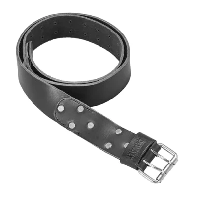 Image of DEWALT DWST1 75661 Fully Adjustable Leather Belt, Black, One Size