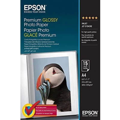 Image of Epson C13S042155 Premium Glossy photo paper A4 (210 x 297 mm) 15 sheet(s)