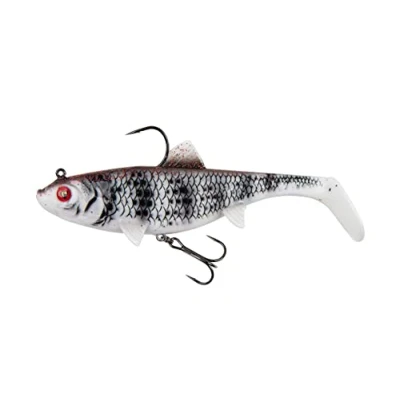 Image of Fox Rage Replicant 14cm 5.5&quot; wobble 55g UV Zebra Shad