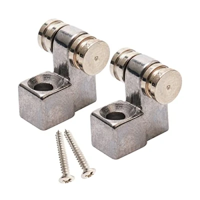 Image of Unxuey Roller Guitar String Tree Guides Retainers with Mounting Screws Accessories for Fender Strat Stratocaster Tele Telecaster Electric Pack of 2