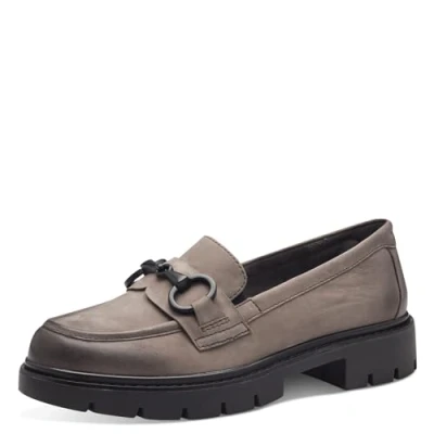 Image of Tamaris Comfort Women&#039;s Slipper 8 84315 43 Loafer, Stone Nubuck, 6.5 UK