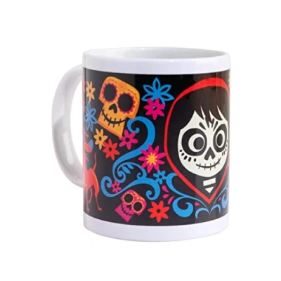 Image of Pyramid MG24920 Coco Miguel and Dante Coffee Mug, Porcelain, Multi Colour