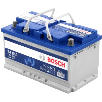 Image of 12V730A75AH Starter Battery BOSCH S4 0 092 S4E 100 12V 75Ah 730A B13 EFB FORD: Transit Custom V362 Van, FOCUS 3, Mondeo 5, VOLVO: XC60 I
