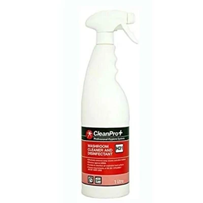 Image of CleanPro+ Washroom Cleaner and Disinfectant 1 Litre