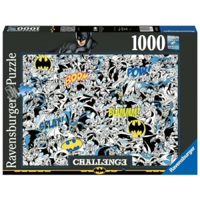 Image of Ravensburger DC Comics Batman Challenge 1000 Piece Jigsaw Puzzle for Adults &amp; Kids Age 12 Years Up