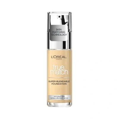 Image of L&#039;Oreal Paris Liquid Foundation, Super Blendable Skincare, Infused with Hyaluronic Acid, True Match, 1C, 30ml