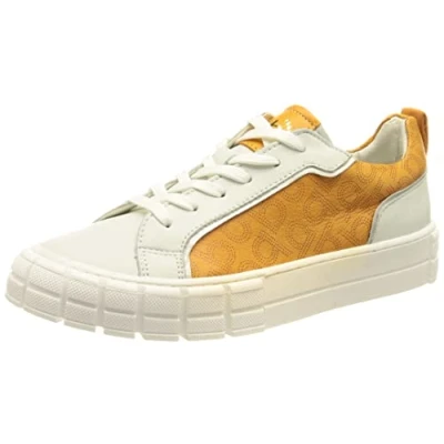 Image of bugatti Women&#039;s Tia Sneaker, White/Orange, 5.5 UK