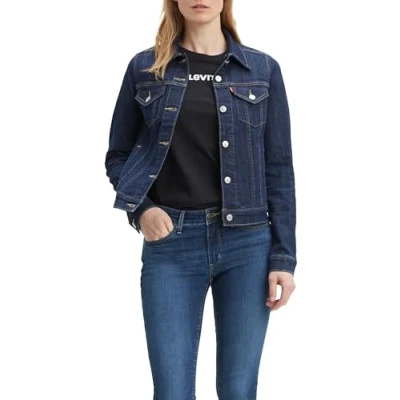 Image of Levi&#039;s Women&#039;s Original Trucker Denim jacket, Even Rinse, S