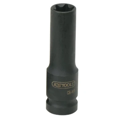 Image of KS Tools 515.1058 Impact socket ETX, deep, 1/2&quot;, E22